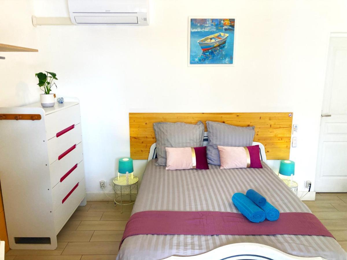 Blue Summer Vibes Apartment For 4P, Ac, Parking, Beach At 50M, Spa Access -1 라시오타 외부 사진